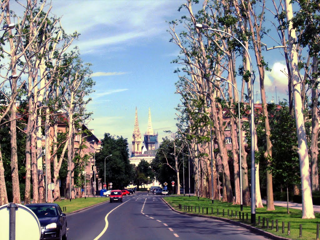 Late spring (Towards the cathedral) by Miroslav Komar