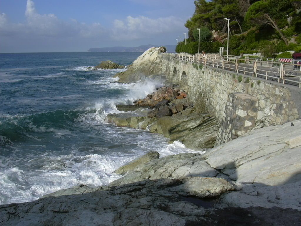 Varazze Italy walking over Europe Cliff White by luigi937