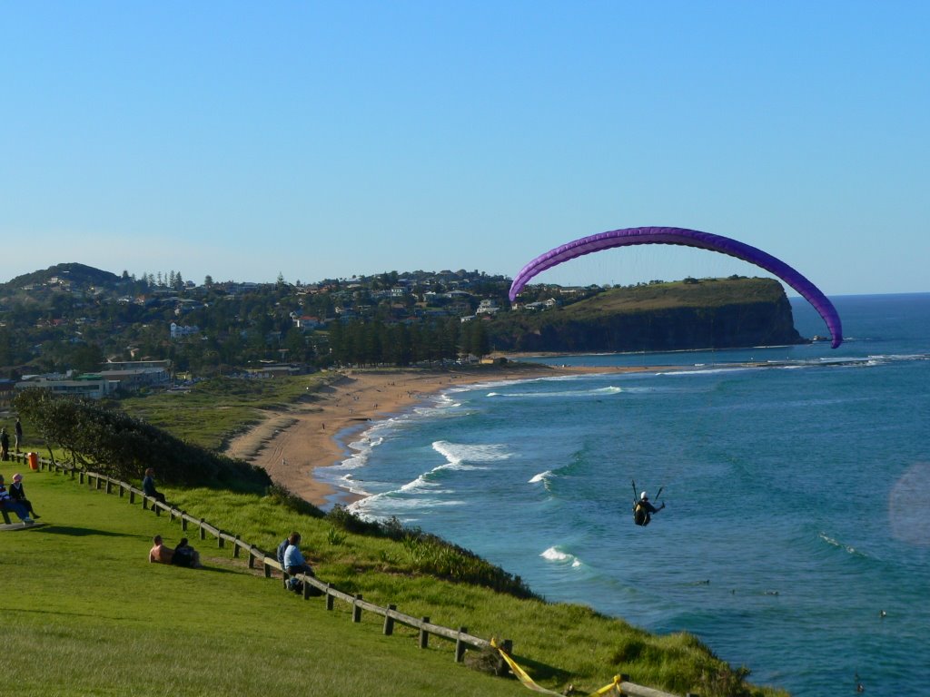 Hang glider, Mona Vale Beach by holmesmike