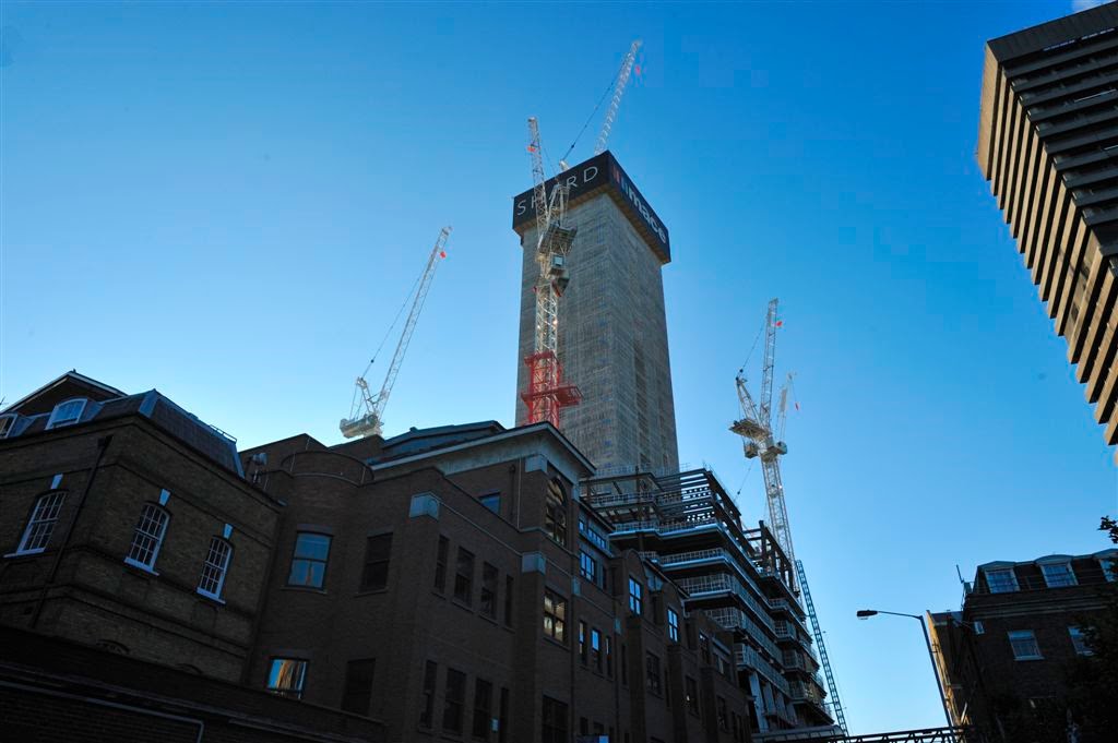 The Shard arises ~ this will be the tallest building in London when finished by Nick Weall