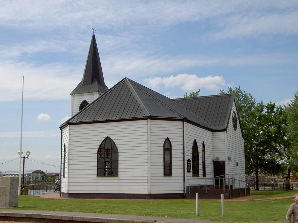 Norwegian Church Cardiff Bay by Wally Haines