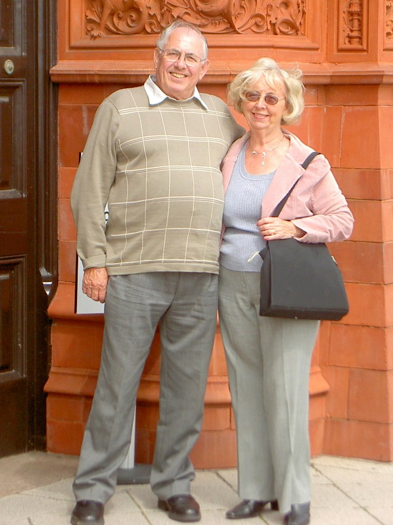 John & Joan at the bay by Wally Haines