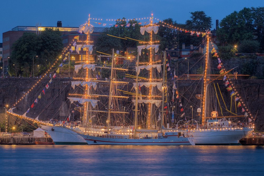 Christmastreeships at Stadsgården by David Thyberg