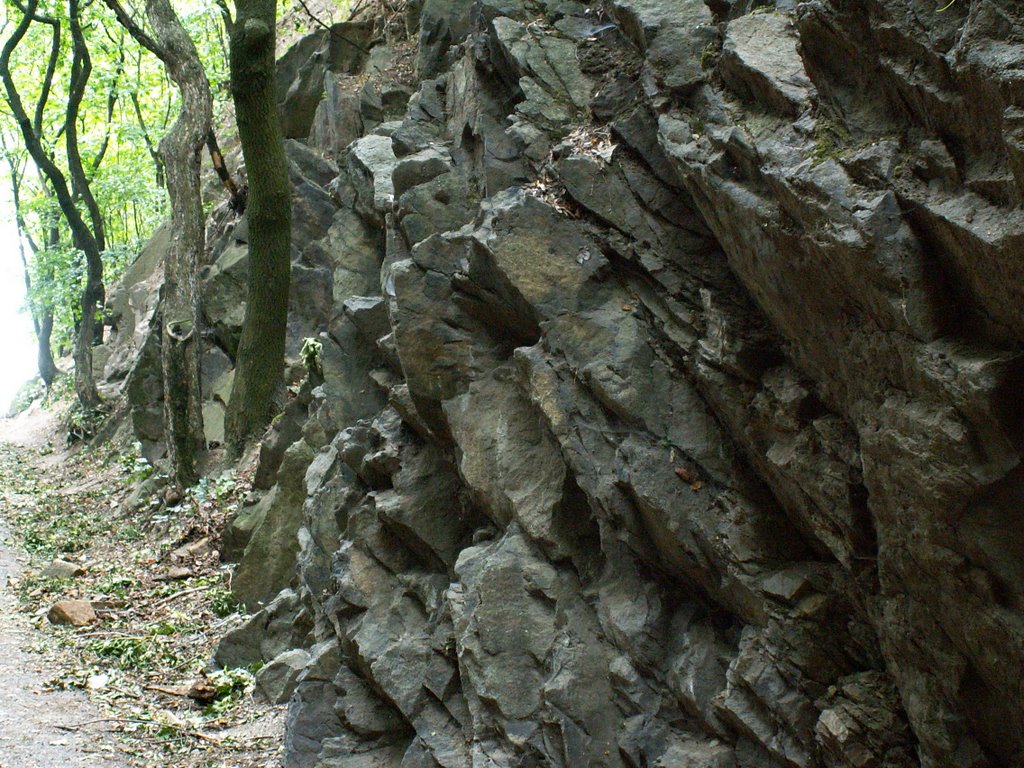 Rocks in the center of Bratislava by © markusino