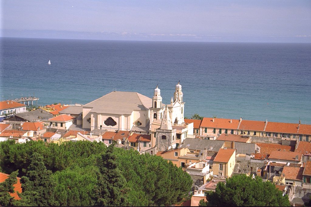 The old city in Pietra Ligure, Italy by GMS-Norway