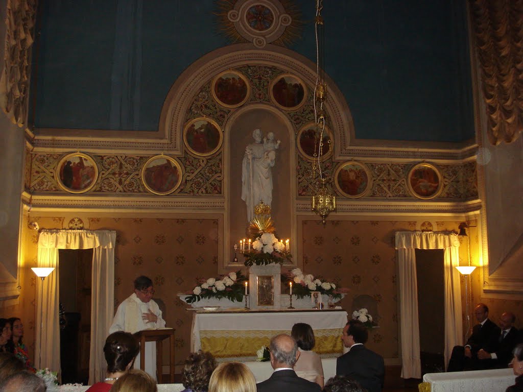 Inside the Church of Quassolo Castle by RNLatvian