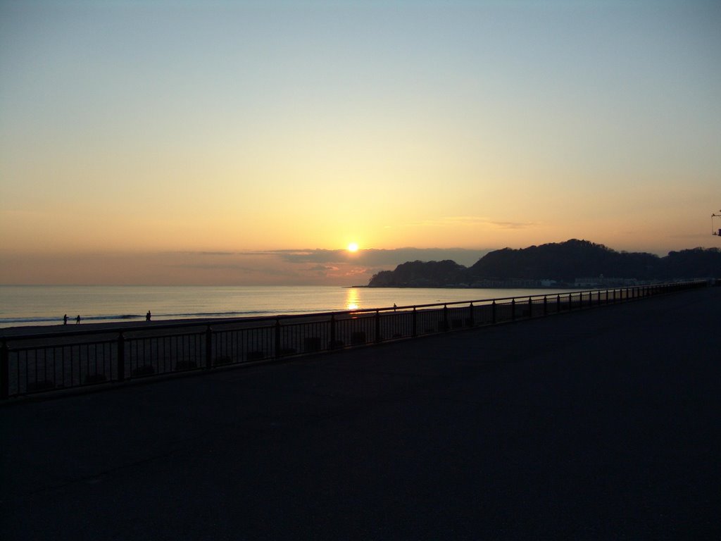 Kamakura da güneşin batışı by seyyah