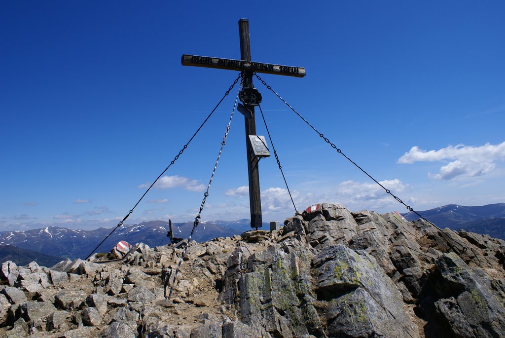 Mirnock - Gipfelkreuz by sony@100