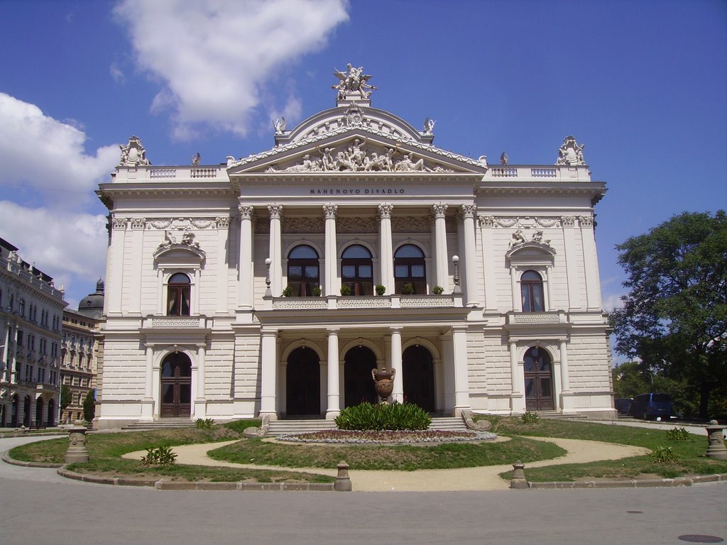 Mahen's Theatre, Brno, Czechia by radonx