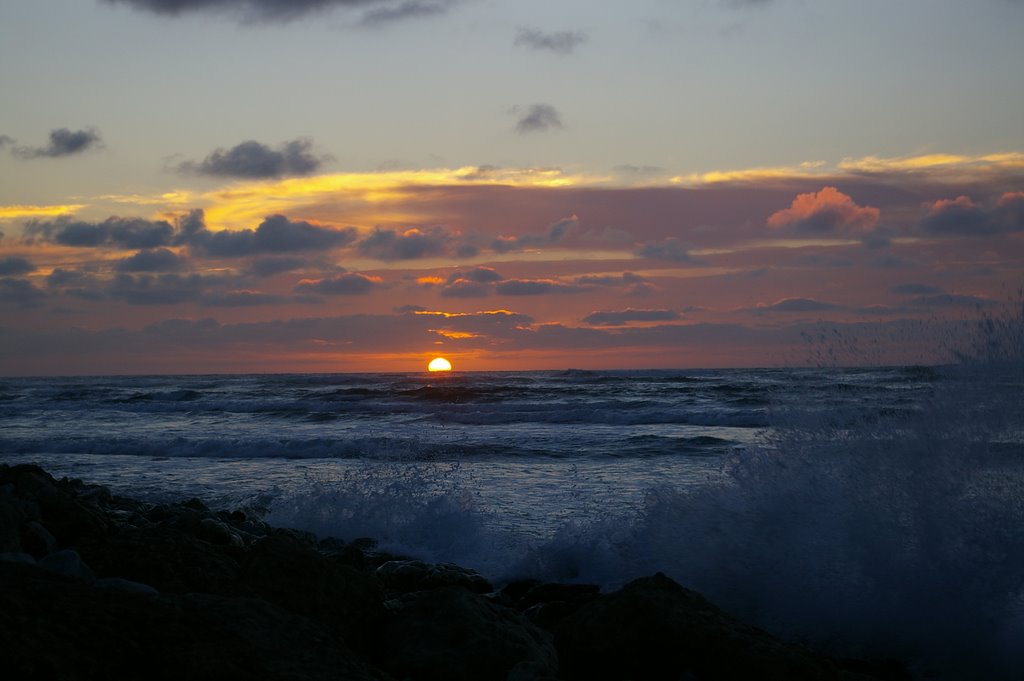 Couché de soleil - Vue sur la Mer by Jerem87