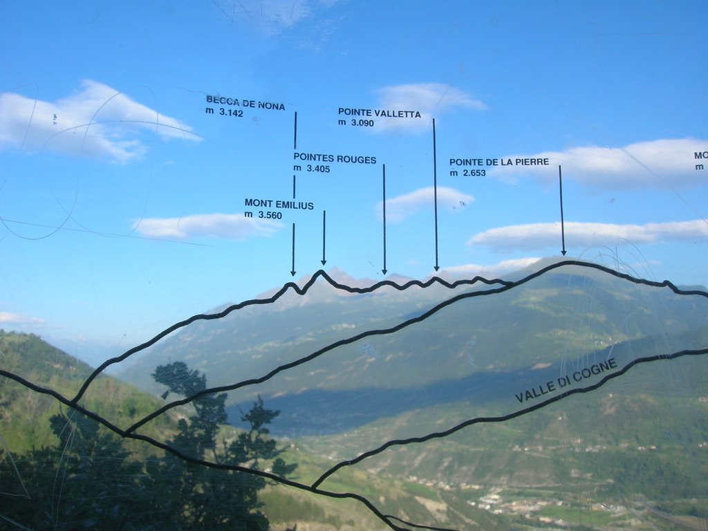 PANORAMA MONTAGNE DA SAINT NICOLAS by piero belforte