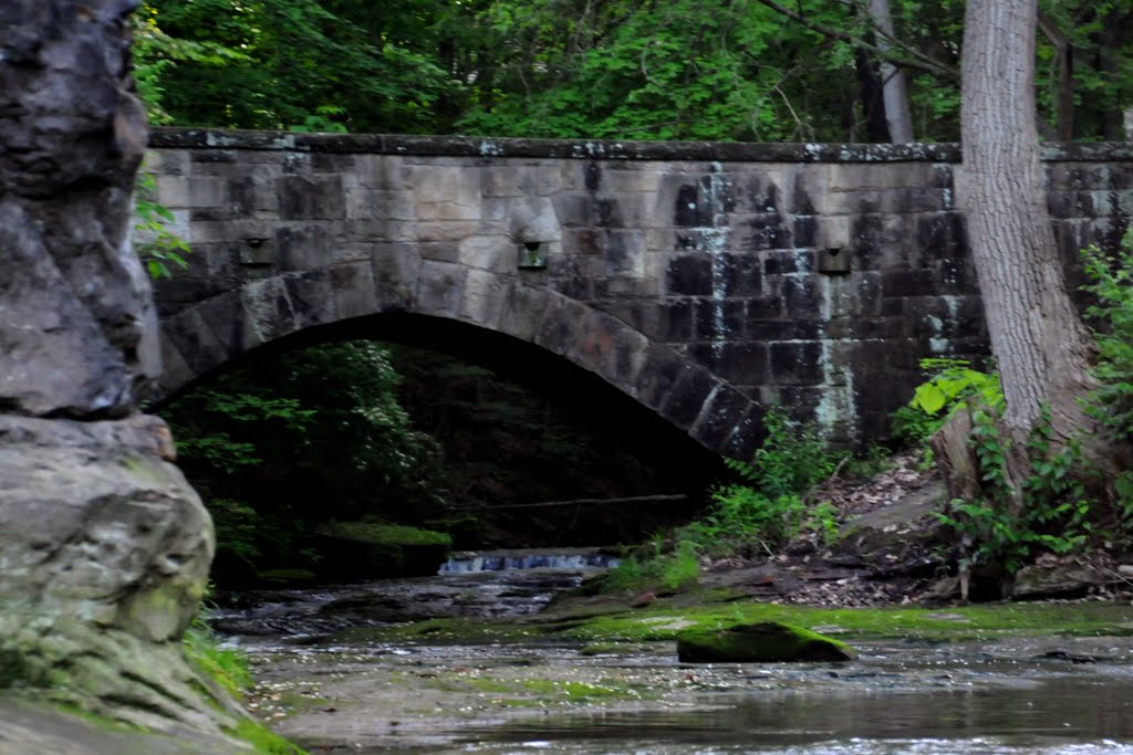 Stone Bridge - Olmsted Falls by J.H.Schaffer