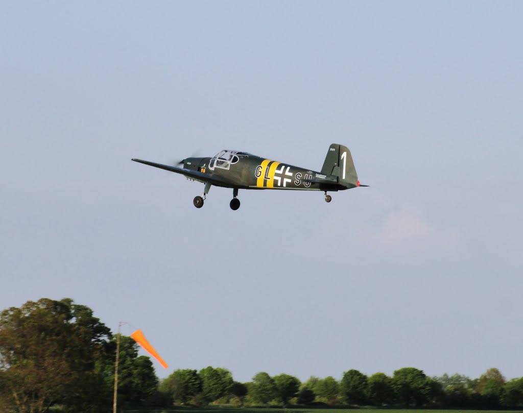 Bucker Bestmann at Shuttleworth Sunset Air Display by G Lokey