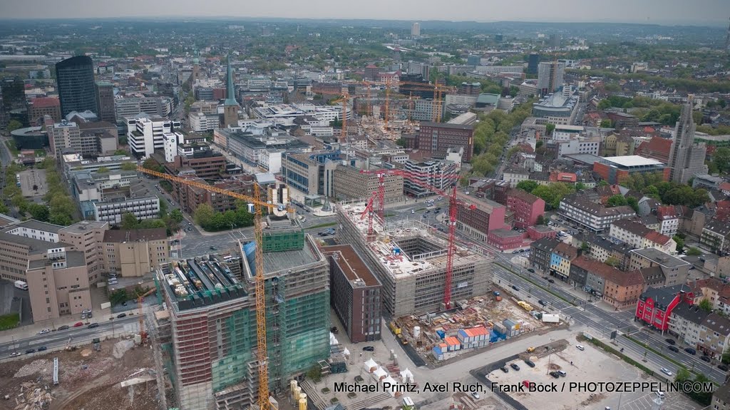 Samstag, 8. Mai 2010 - Lufbilder Dortmund, Innenstadt, U-Turm, Nordtadt, Hauptbahnhof. Foto: PHOTOZEPPELIN.COM / Michael Printz ABDRUCK HONORARPFLICHTIG DEU / Deutschland Nordrhein-Westfalen / Dortmund / Dortmund Latitude: 51°30'54,9144"N Longitude: 7°2 by Aerialpicture