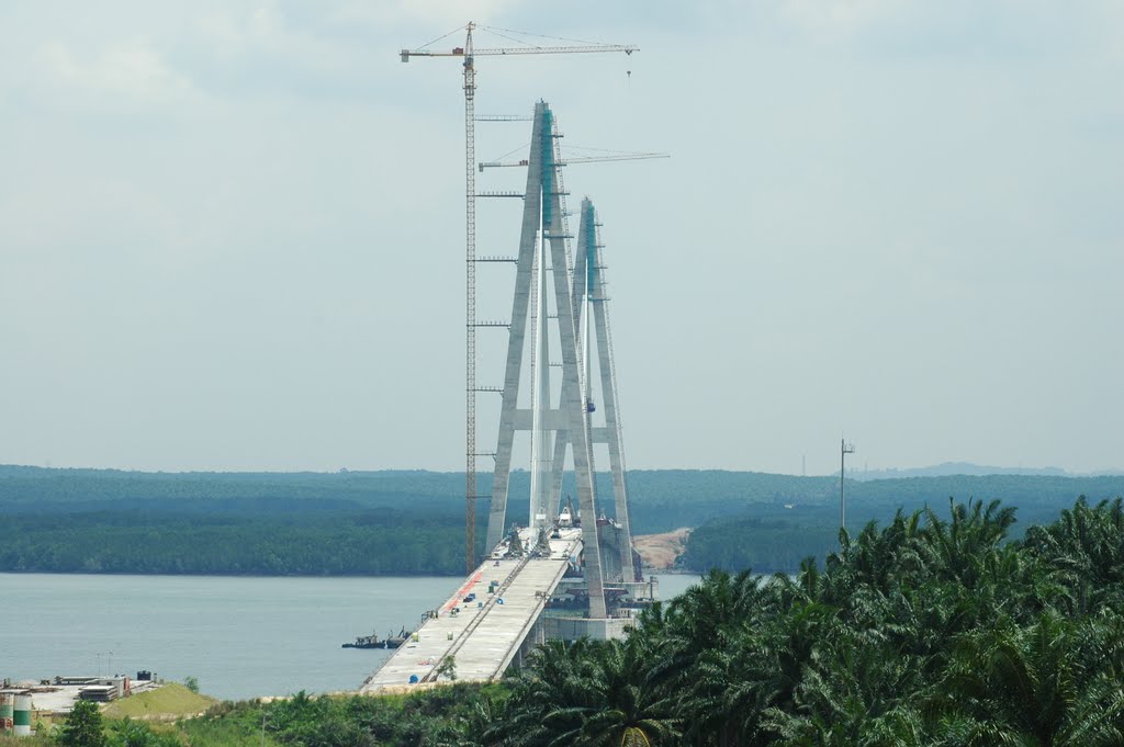 Cable Bridge Under Construction by yeohqh11