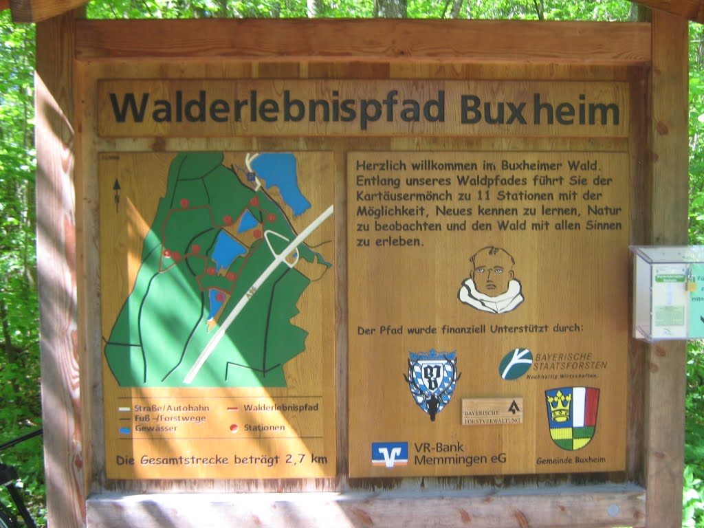 Hinweistafel Buxheimer Wald by WEOSRA