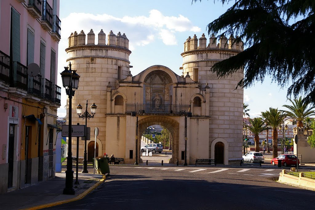 Puerta de Palmas, (Fachada interior), Badajoz, Extremadura, Spain by Antonio Alba