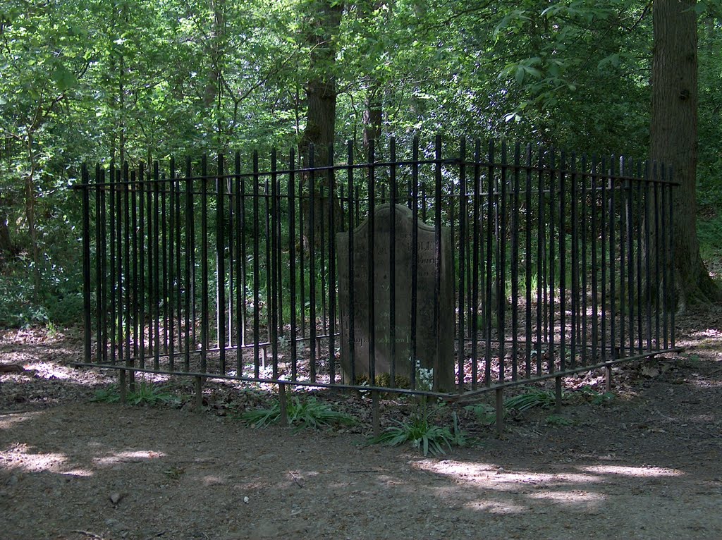 George Yardley's grave in the middle of Ecclesall Woods by Neil in Sheffield UK