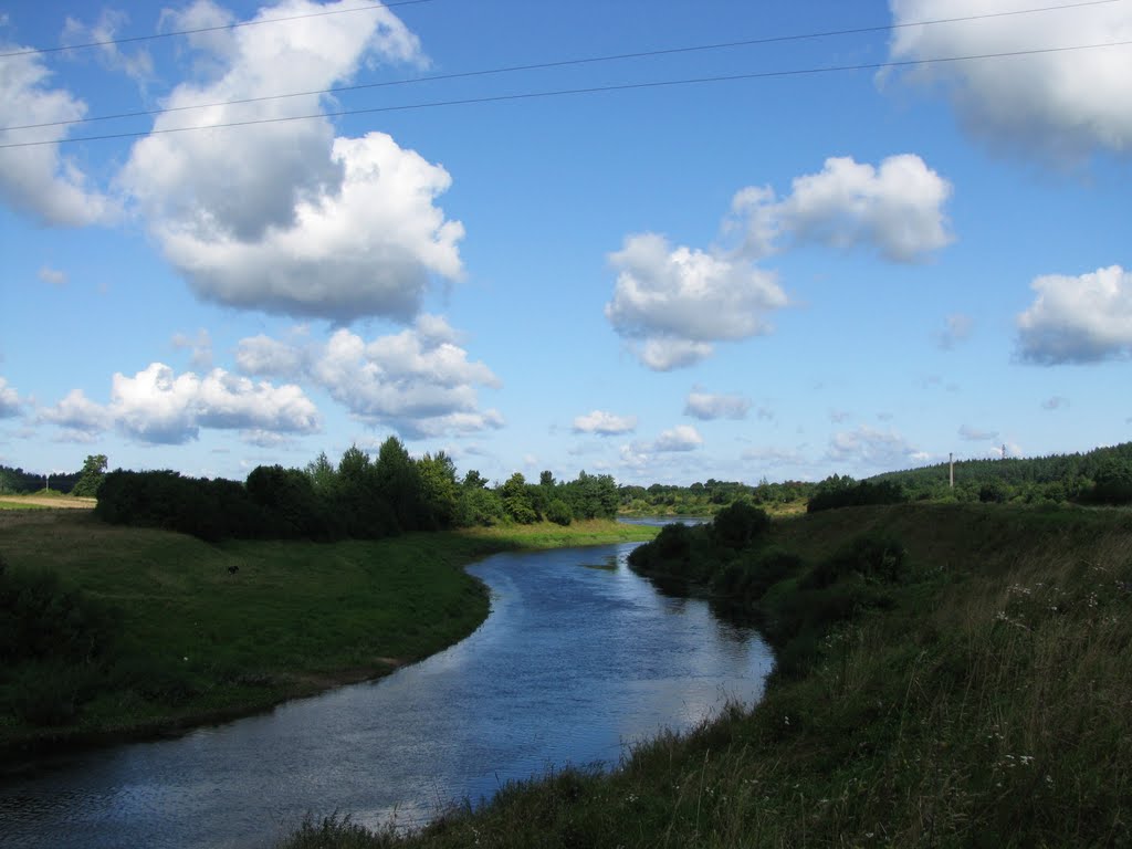 Ula river near outfall to Dzvina by sergej-ka