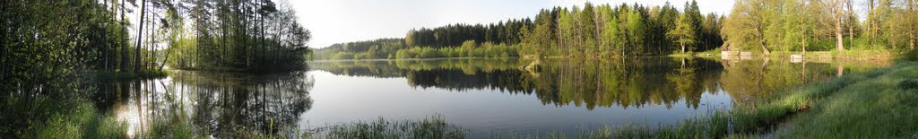 Frühling am Ullrichsteich (pano) by Duke of Woodquarter