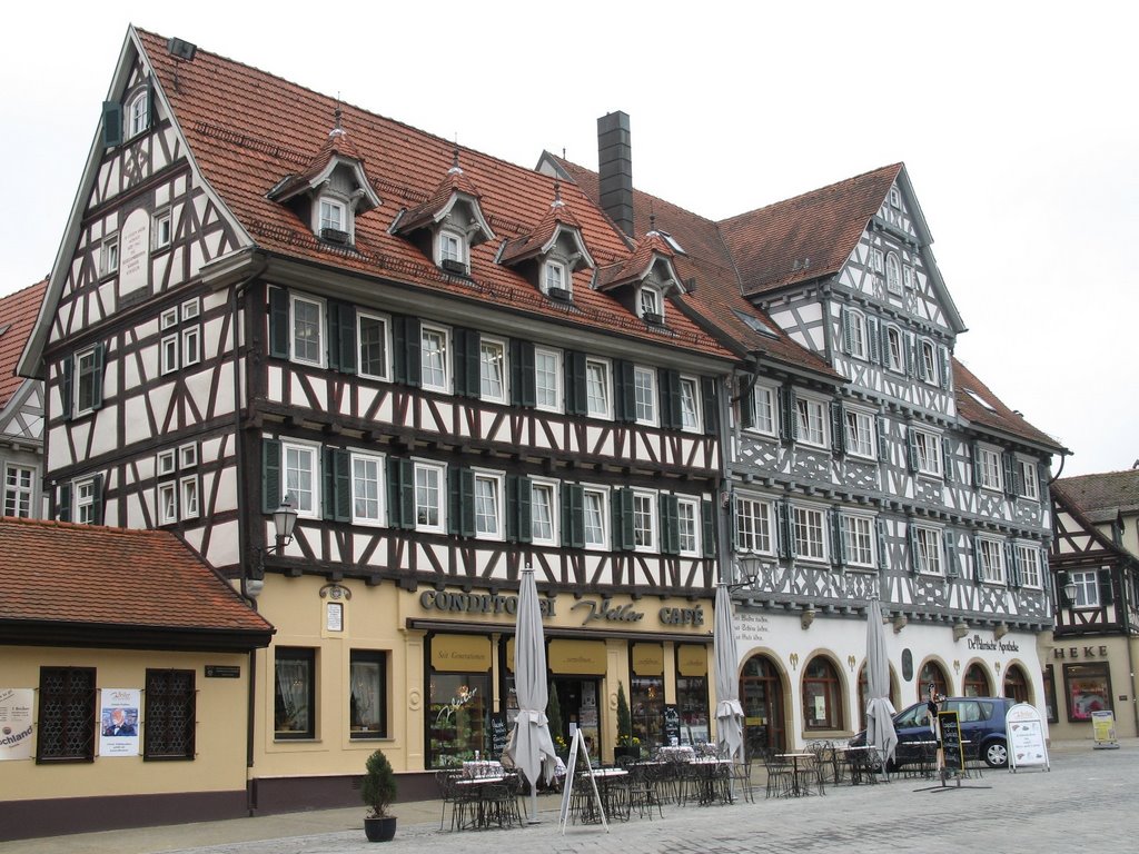 Schorndorf marketplace, view south-east by Philemon