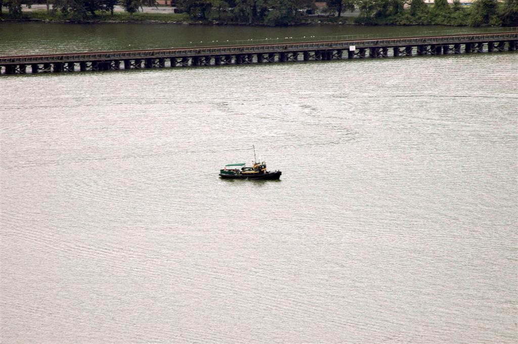 Hudson River Below Bear Mountain Bridge by F Rim