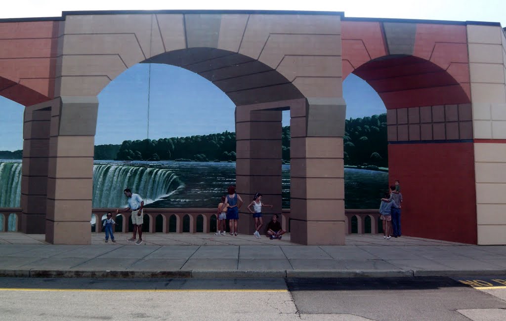 Fashion Outlets of Niagara Falls NY (Niagara Falls Mural 1/3 View) by JLourenco