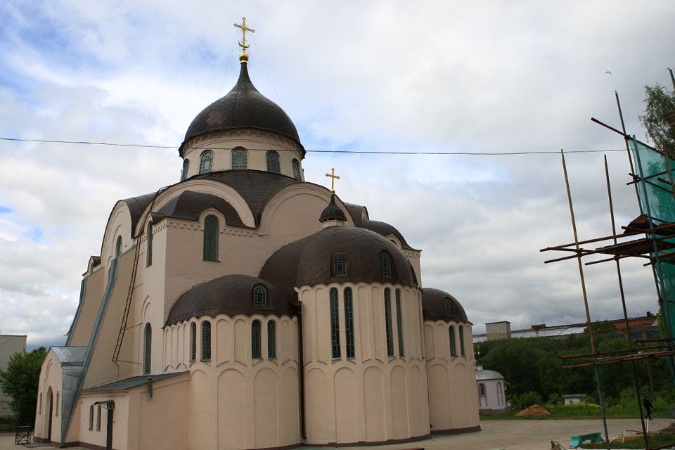 Воскресенский кафедральный собор. 1913 год. Христорождественский монастырь, город Тверь by Richard Lozin