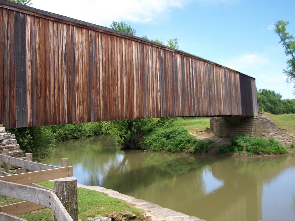 Bollinger Mill and Bridge near Burfordville Mo....Oldest Covered in Mo........May 29, 2010......(1622394350) by 1622394350