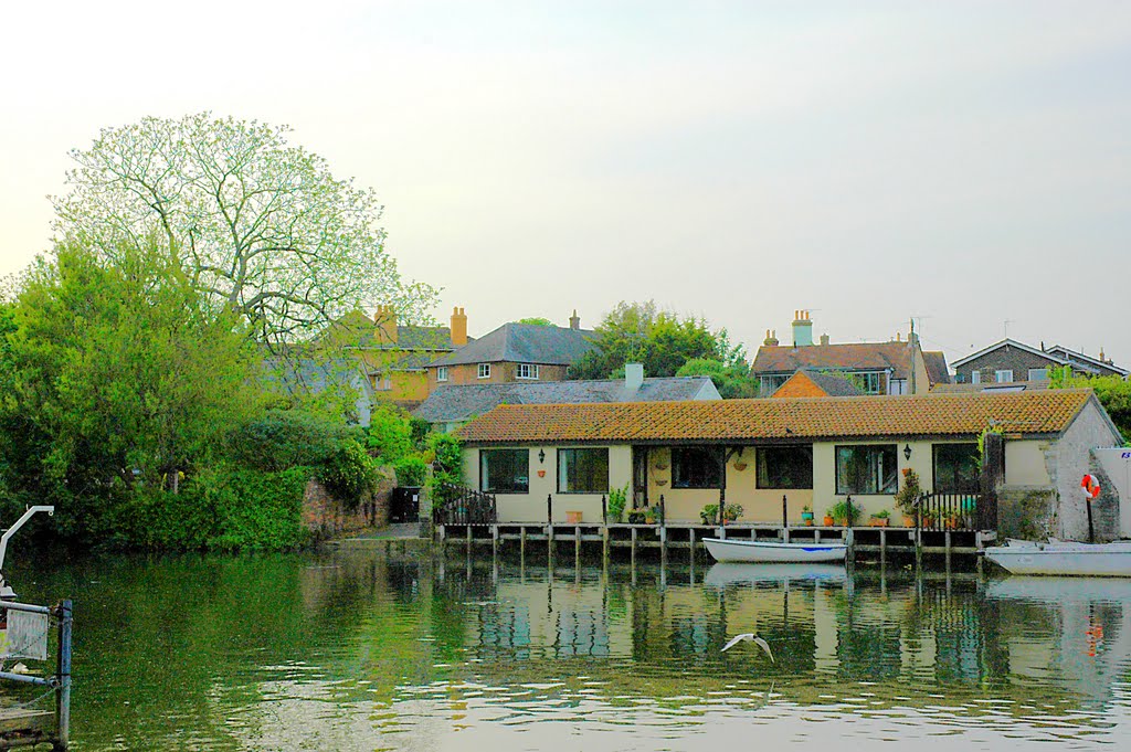 On the River Frome at Wareham by Bressons_Puddle