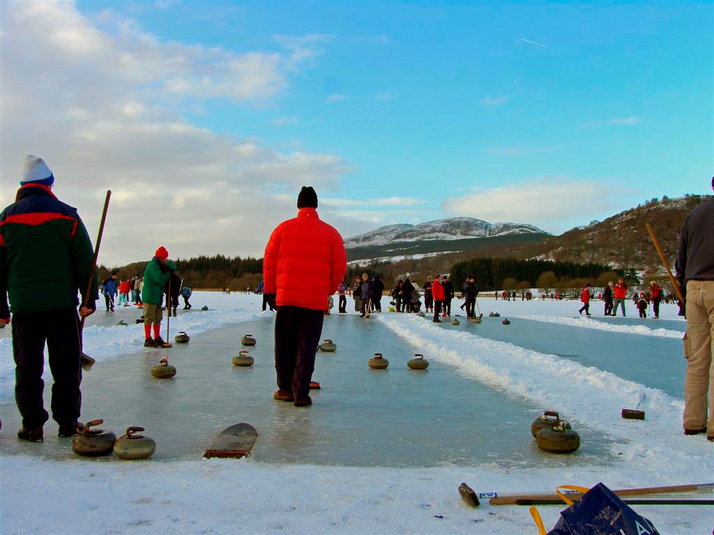 Curling on The Lake of Menteith by JimC