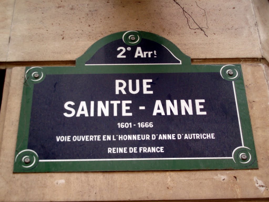 Rue saint-Anne by franck.rip