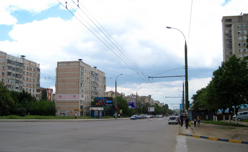 Alba-Iulia - Deleanu intersection. Looking SE by Alexander Murvanidze