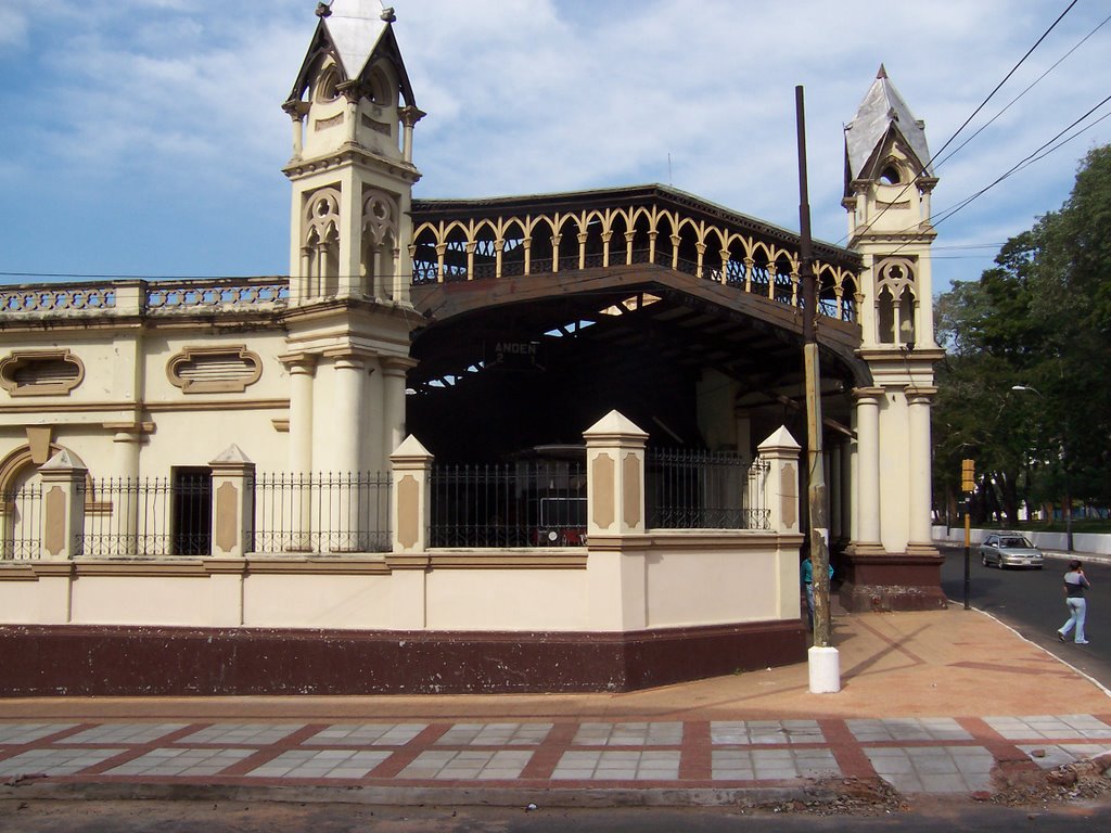 Former Asuncion Train Station by merlinthewizard