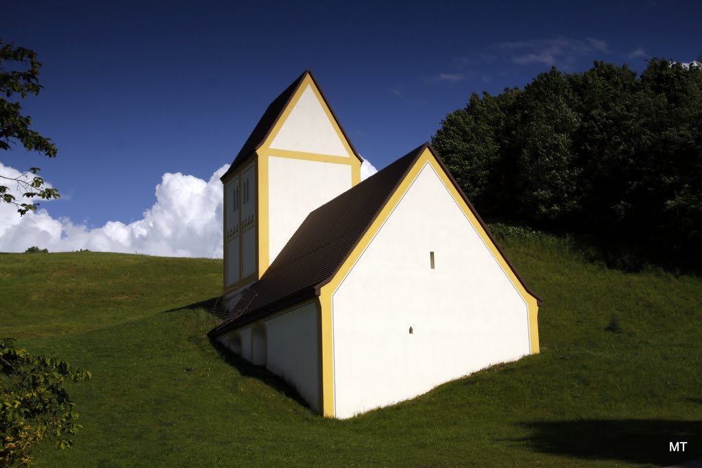 Heilig-Kreuz-Kirche Fröttmaning, verschütteter Nachbau (MT) by MT-Puchheim