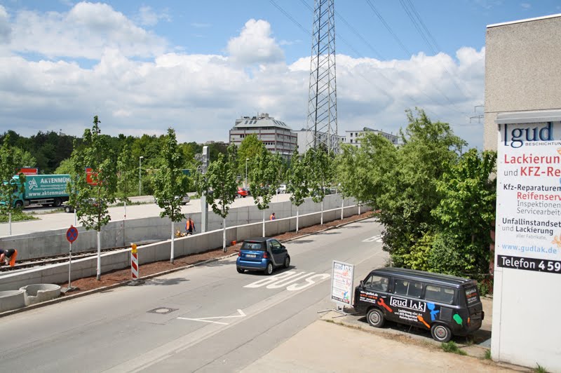 Schelmenwasenstraße Richtung Stuttgart-Möhringen by gudlak