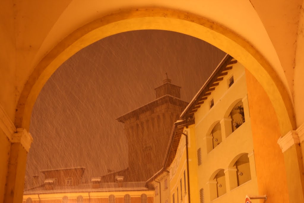 La Rocca vista da Piazza Fiume by Matteo Benevelli