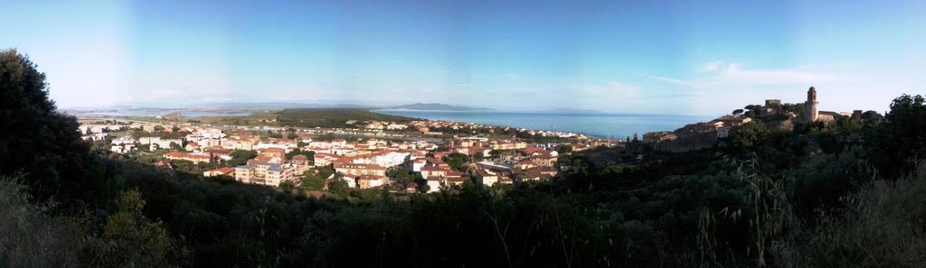 Castiglione della Pescaia - Castle and Bay - by renzfal