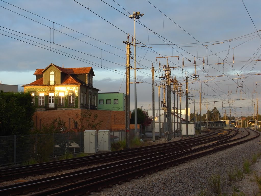 Lousado's Railway Station Sunset by peppo[clic]