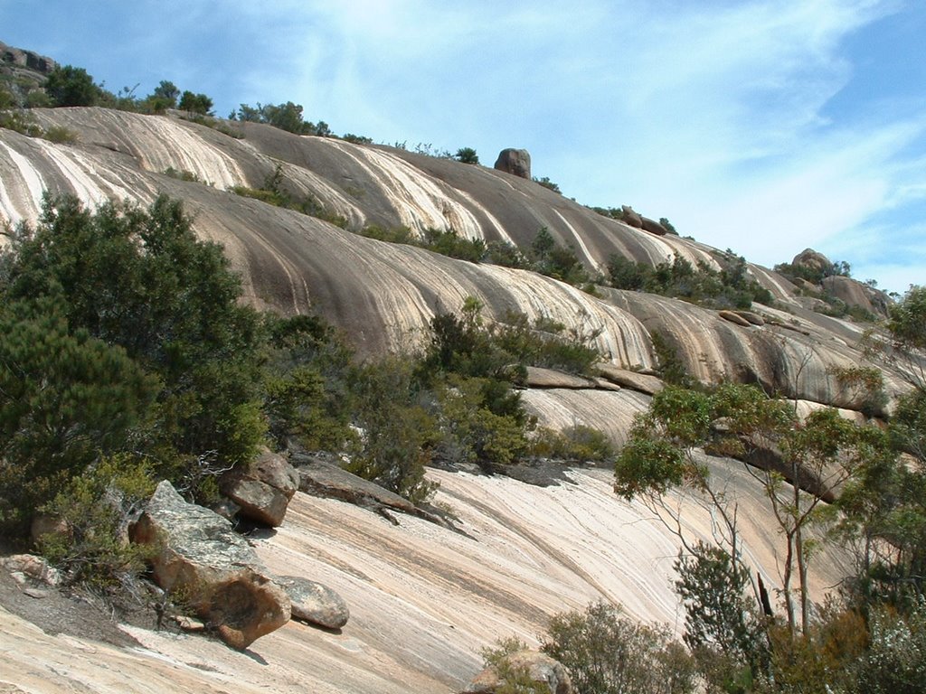 Smooth rock formations, Mt Amos by Ptilinopus