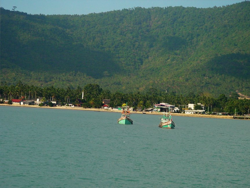 View of Ko Samui Jungle from the Sea by LurePhotography.com