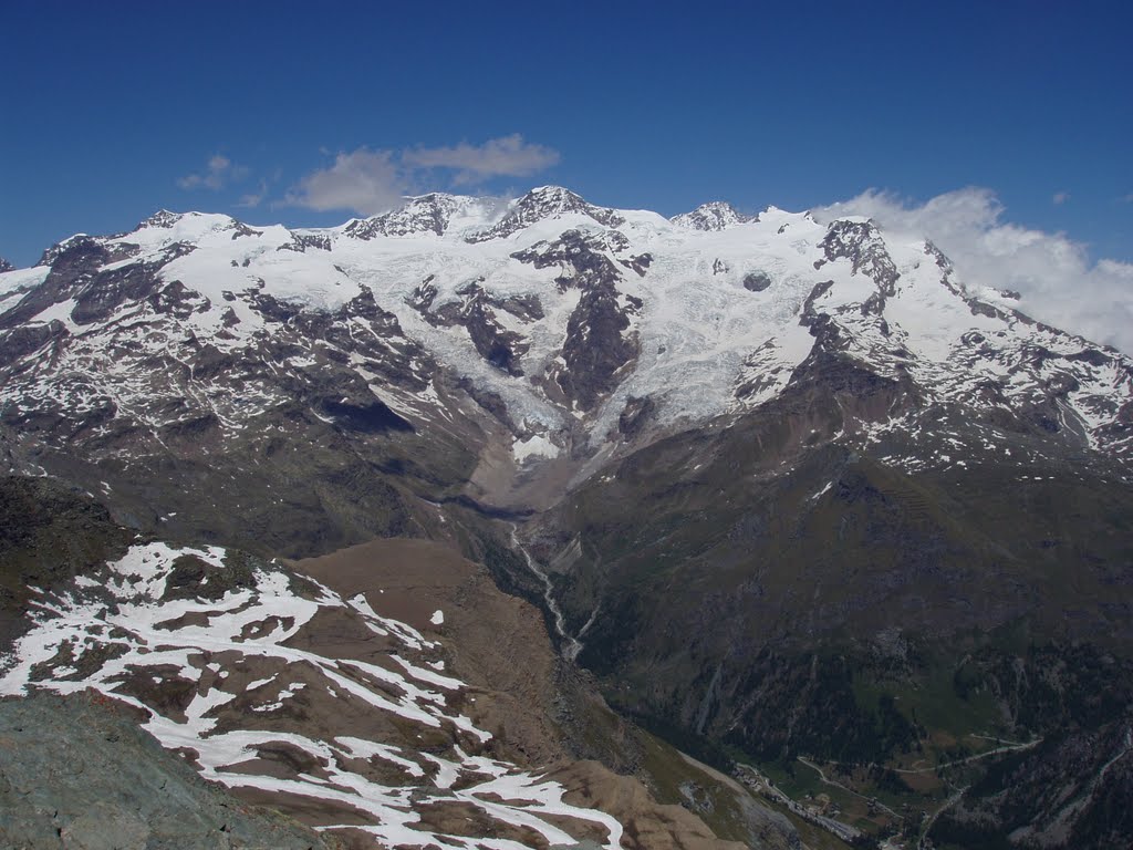 Monte Rosa - visto dalla Testa Grigia by Giobbi