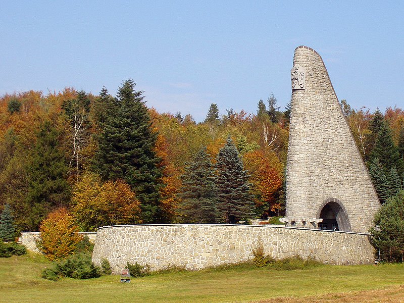 "A Dukla Memorial of Czechoslovak Army on Fallen War Heroes" by Piotr Cisek