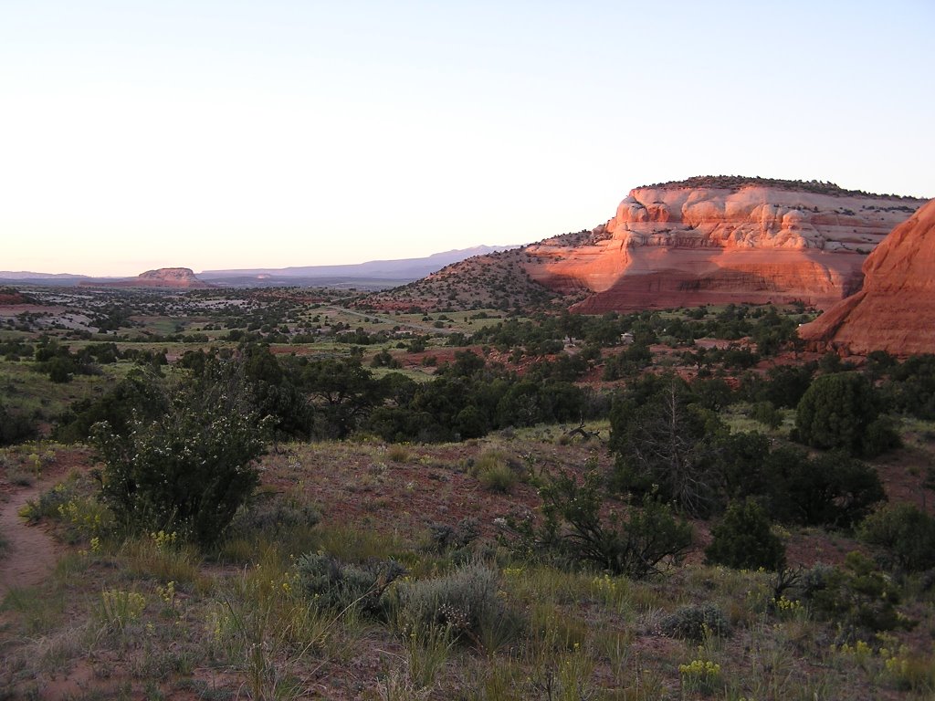 Sunset at Windwhistle campground by Ann Harwood