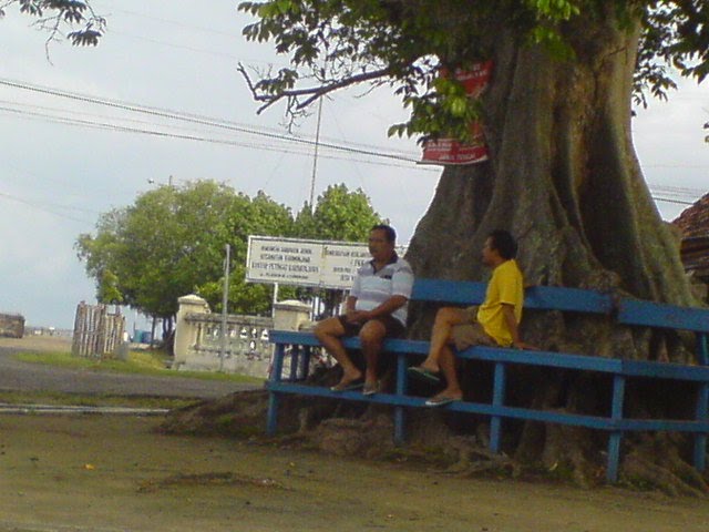 In front of karimunjawa sub district office by Nurmandoko