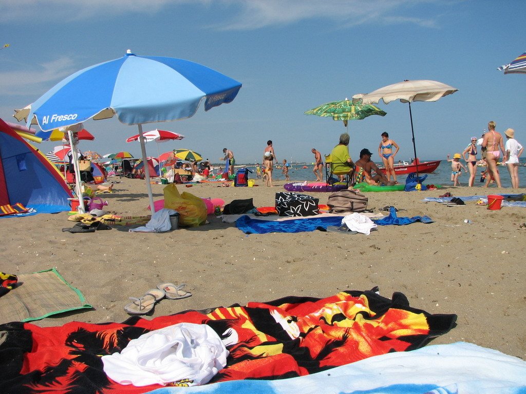 Beach at Marina Di Venezia by Korslund