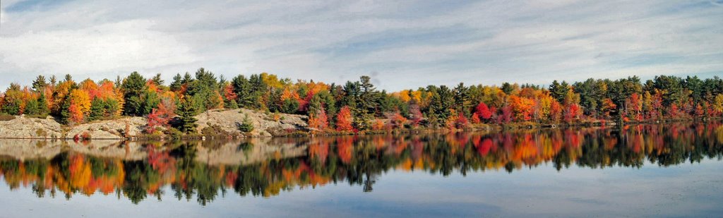 Blind River panorama by Marilyn Whiteley