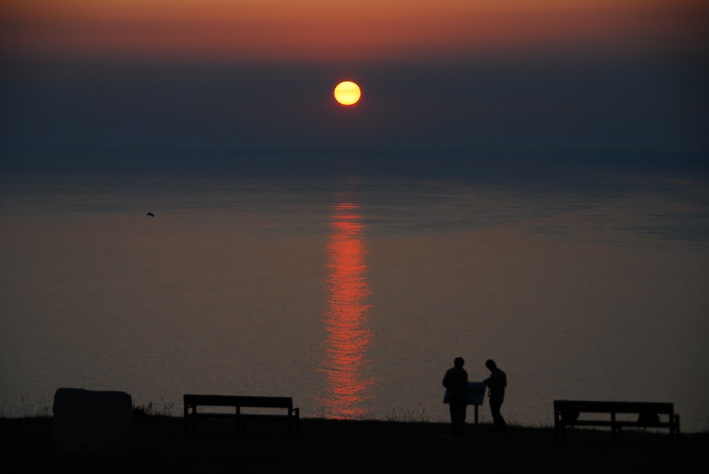 Lyme Bay sunset by SPJ58