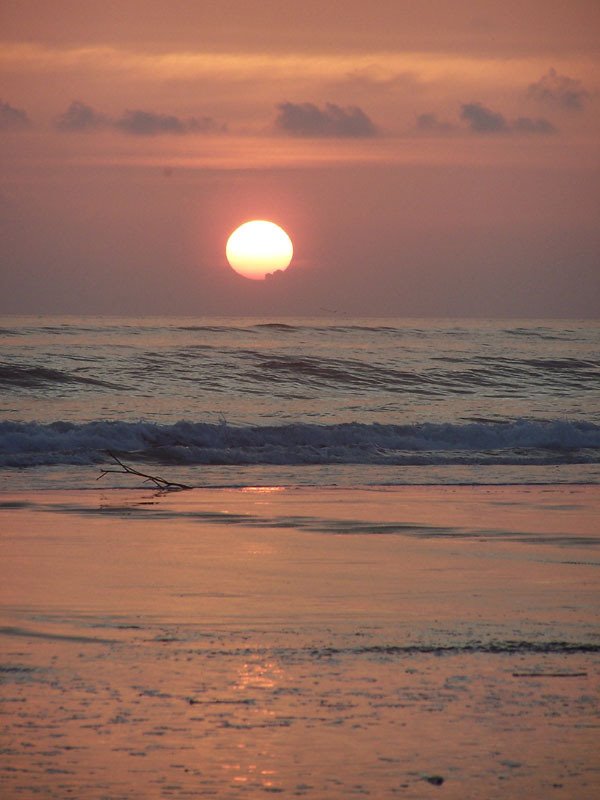 Sunset over the Pacific, La Barra by anigozanthos