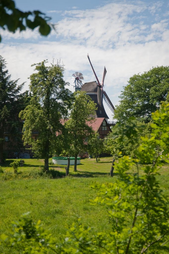 Windmühle in Hamburg Wilhelmsburg by Kay Hidde